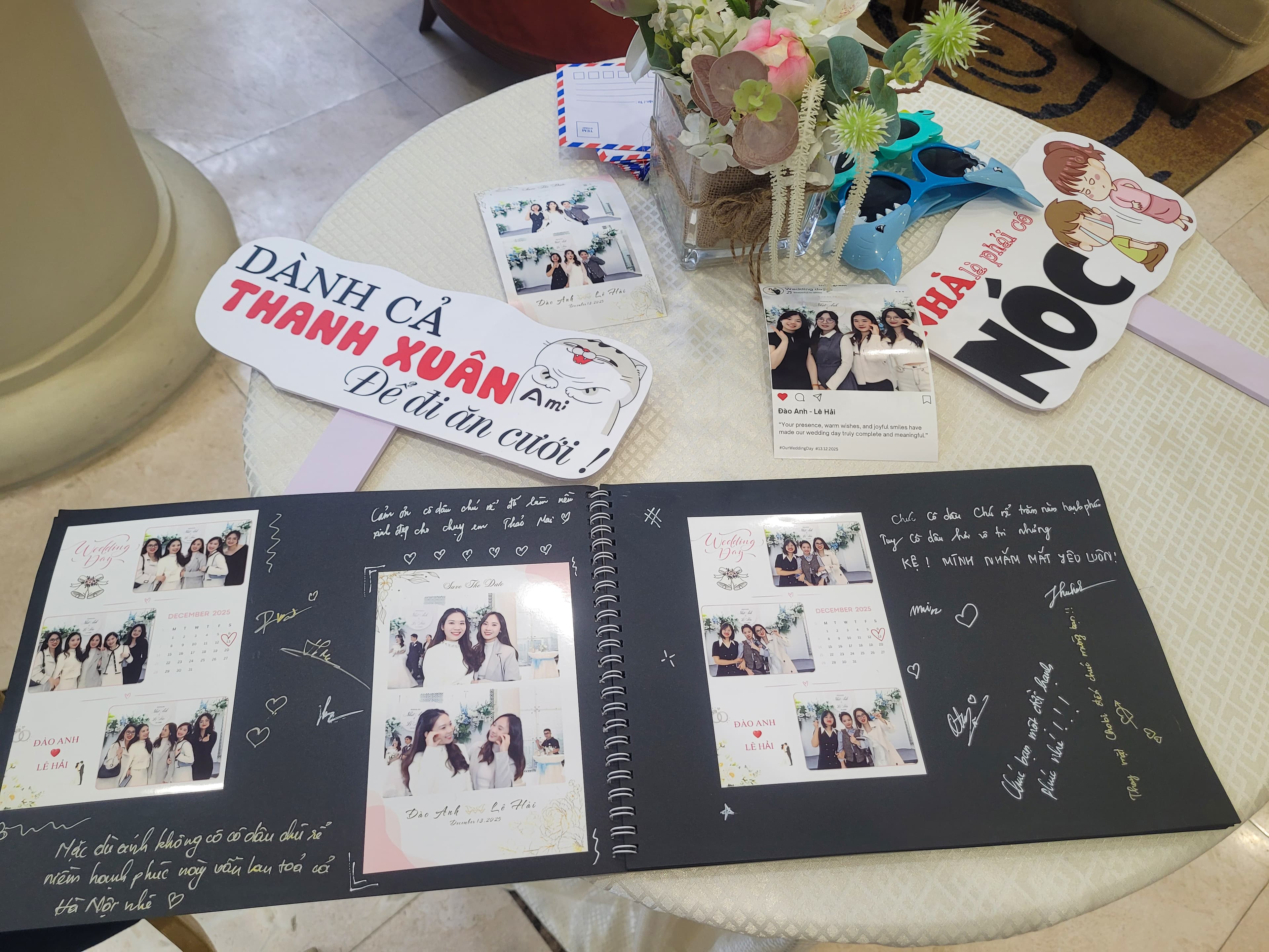 Photobooth tại tiệc cưới